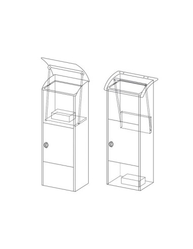 PARCEL DROP BOX - HELSINKI - DARK GREY