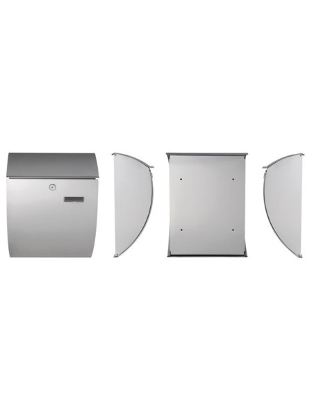 BRIEFKASTEN - NICE - SILBER