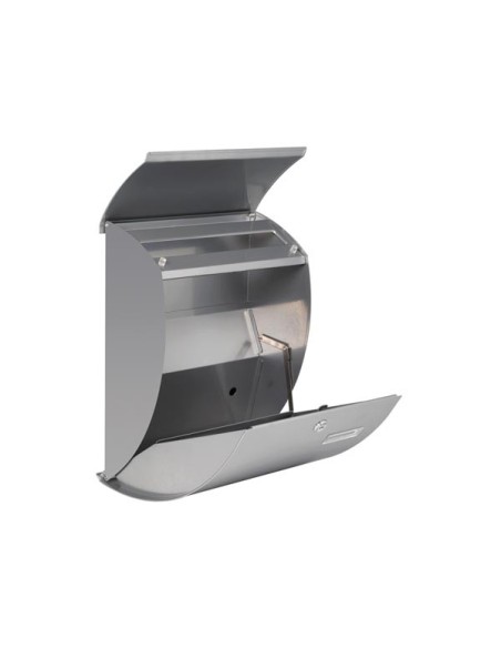 BRIEFKASTEN - NICE - SILBER