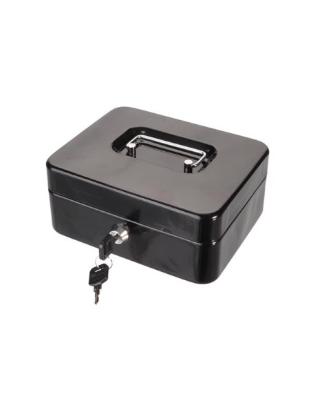CASH BOX - WITH REMOVABLE COIN TRAY - 16 x 20 x 9 cm