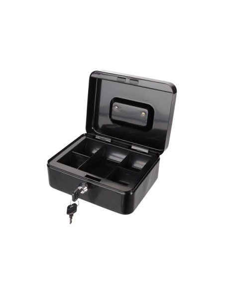 CASH BOX - WITH REMOVABLE COIN TRAY - 16 x 20 x 9 cm