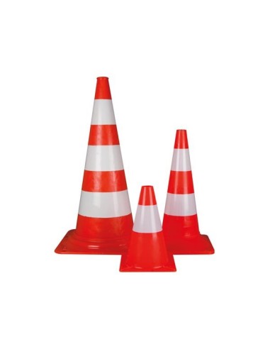 Verkeerskegel rood/wit - 30 cm
