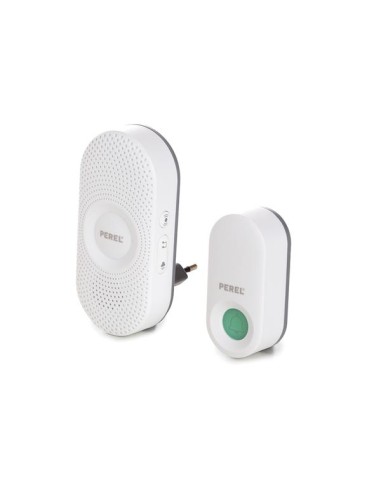 Wireless doorbell and chime with indicator.