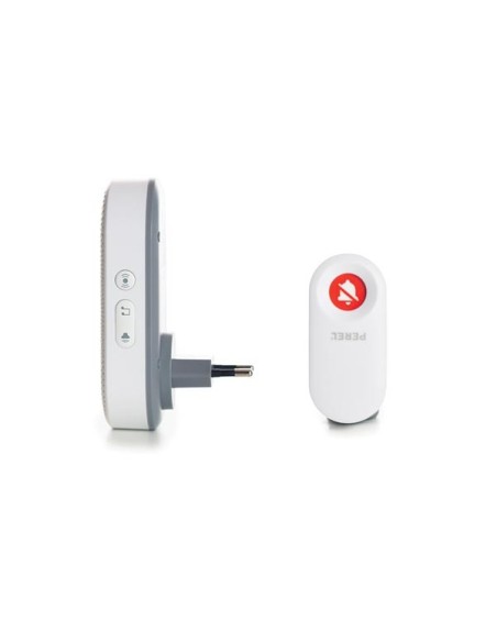 Wireless doorbell and chime with indicator.
