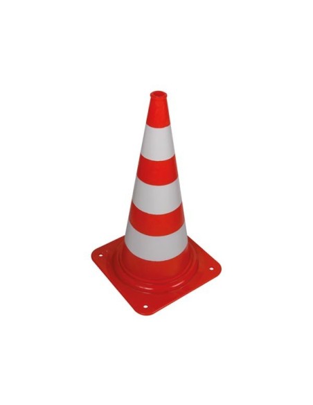 Verkeerskegel rood/wit - 75 cm