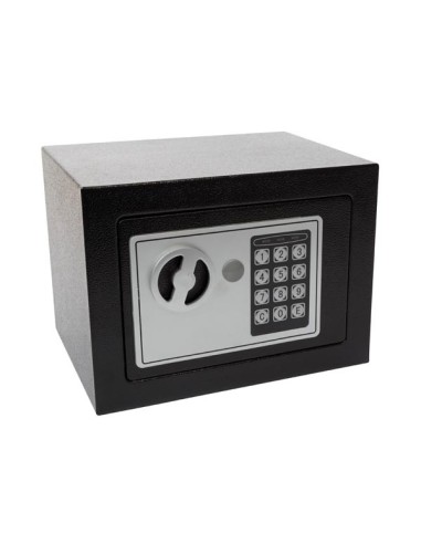 ELECTRONIC SAFE BOX - 17 x 23 x 17 cm - BLACK