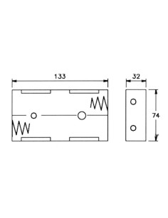 BATTERIEHALTER FÜR 4 x D-BATTERIE (MIT... 2
