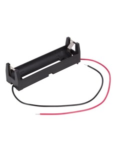 BATTERIEHALTER FÜR 1 x 18650 LITHIUMBATTERIE (MIT KABELN)