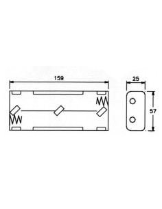 BATTERIEHALTER FÜR 6 x C-BATTERIEN (MIT... 2