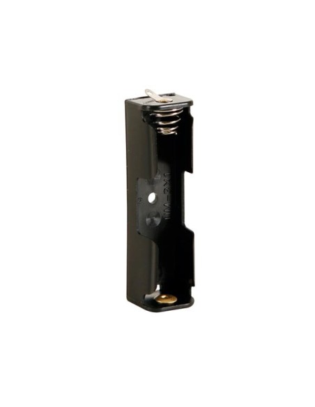 BATTERIJHOUDER VOOR 1 x AA-CEL (MET SOLDEERLIPPEN)