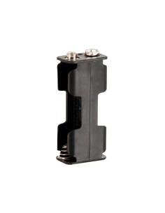 BATTERIJHOUDER VOOR 2 x AA-CEL (VOOR BATTERIJCLIPS)