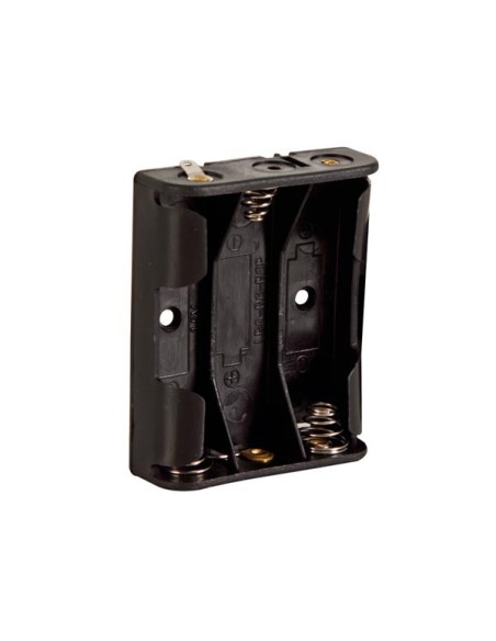 BATTERIJHOUDER VOOR 3 x AA-CEL (VOOR SOLDEERLIPPEN)