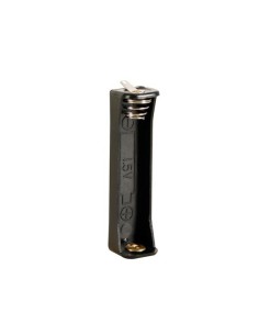 BATTERIEHALTER FÜR 1 x AAA-BATTERIE (MIT LÖTFAHNEN)