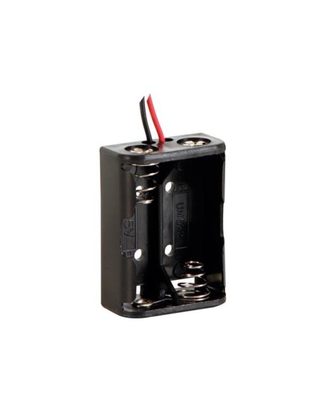 BATTERIJHOUDER VOOR 2 x N-CEL (MET DRADEN)