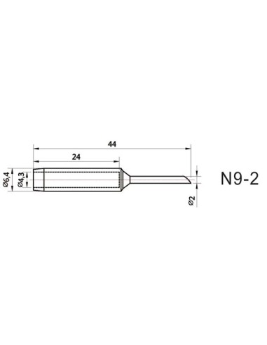 SPARE BIT FOR VTSS220 - beveled tip