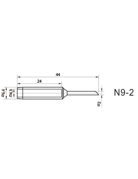 SPARE BIT FOR VTSS220 - beveled tip