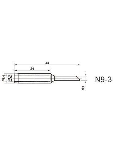 SPARE BIT FOR VTSS220 - beveled tip