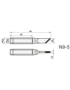 ERSATZSPITZE FÜR VTSS220 - MEISSELFORM 2