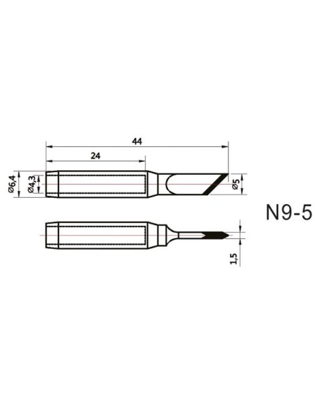 SPARE BIT FOR VTSS220 - chisel tip
