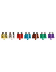 ASSORTIMENT DE 10 FUSIBLES AUTOMOBILE AVEC VOYANT...