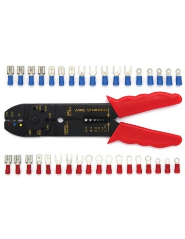 CRIMPING TOOL WITH 80 CONNECTORS