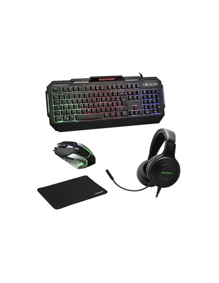 GAMING SET WITH MOUSE - KEYBOARD - BLUETOOTH HEADPHONE - MOUSEPAD