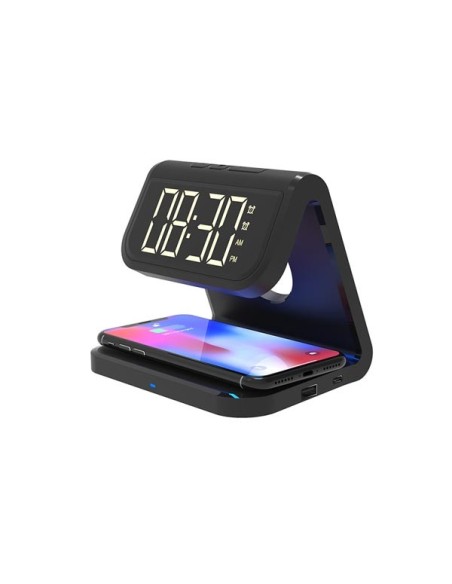ALARM CLOCK WITH WIRELESS CHARGING
