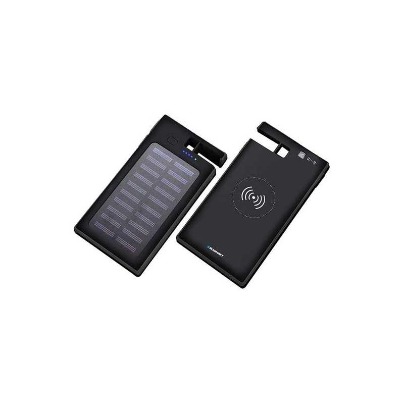HIGH CAPACITY WIRELESS SOLAR CHARGER 8000 mAh WITH SUCTION CUP