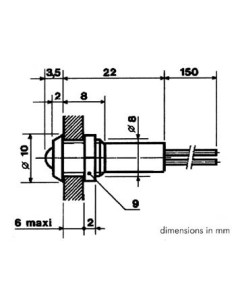 BLINKENDE LED-SIGNALLEUCHTE 12 V GRÜN - SCHWARZES GEHÄUSE 2