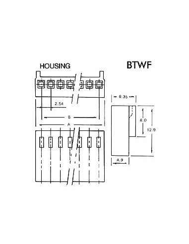 BOARD TO WIRE CONNECTOR - FEMALE - 5 CONTACTS /...