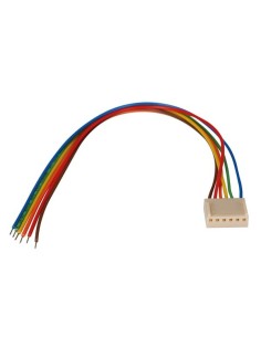 CONNECTEUR AVEC CABLE POUR CI - FEMELLE - 6 CONTACTS / 20cm