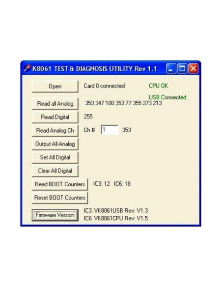 EXTENDED USB INTERFACE BOARD