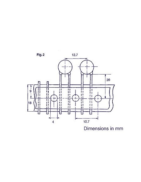 KERAMISCHE CONDENSATOR 100pF