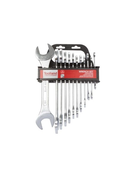 WRENCH SET - OPEN END - 6 - 32 mm - 12 pcs