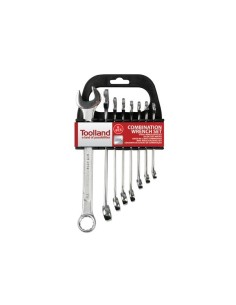 JEU DE CLÉS MIXTES - 8-19 mm - 8 pcs
