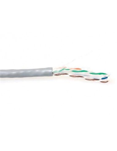 Cable CAT6 U/UTP PVC sólido con separador de pares - 100 m en bobina
