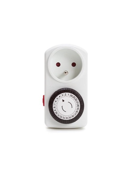 MINI-24-Std.-ZEITSCHALTUHR - STECKER-TYP E (FRANZÖSISCHES SYSTEM)