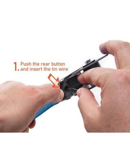 SOLDERING GUN WITH AUTO FEED - 30/60 W SELECTABLE