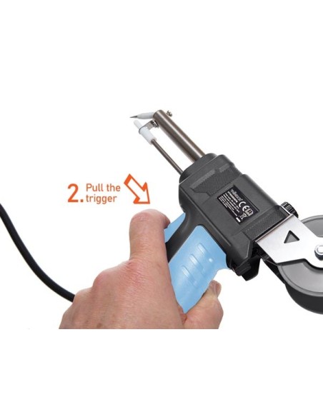 SOLDERING GUN WITH AUTO FEED - 30/60 W SELECTABLE