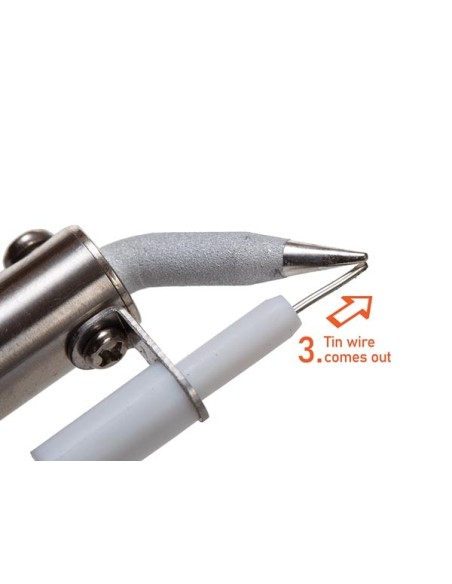SOLDERING GUN WITH AUTO FEED - 30/60 W SELECTABLE