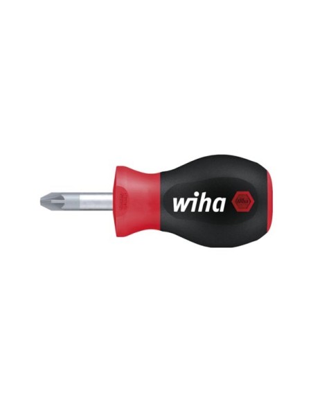 Wiha Tournevis SoftFinish® Pozidriv avec lame ronde courte (26971) PZ1 x 25 mm