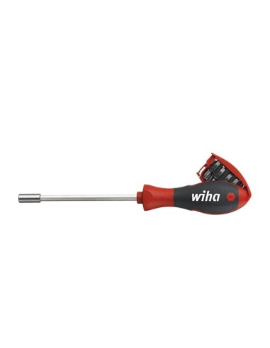 Wiha Screwdriver with bit magazine magnetic TORX® with 8 bits, 1/4" (32902)