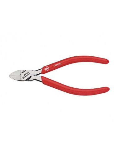 Wiha Plastic diagonal cutters Classic with opening spring without bevelled edge (37403) 160 mm