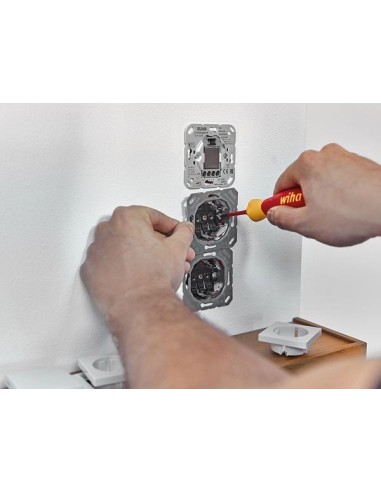 Wiha Screwdriver with bit magazine PocketMax®...