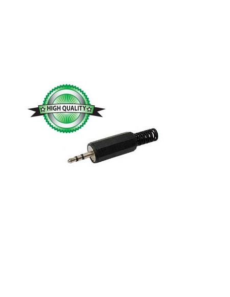2.5mm-STEREO-KLINKENSTECKER - KUNSTSTOFF, SCHWARZ
