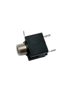 3.5mm-MONO-KLINKENBUCHSE - SCHWARZ, CHASSISMONTAGE