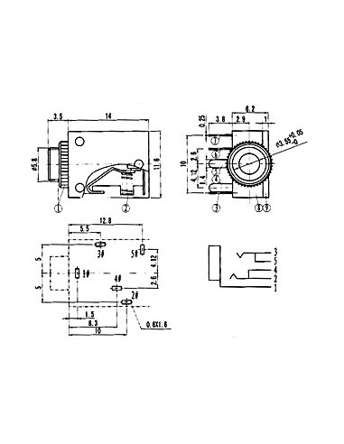 3.5mm-STEREO-KLINKENBUCHSE - VERNICKELT,...