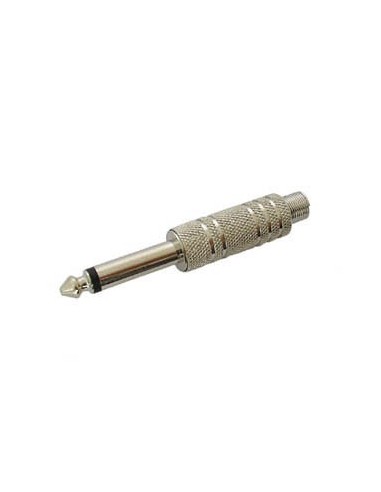 6.35mm MALE JACK CONNECTOR - NICKEL MONO