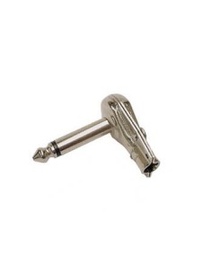 6.35mm-MONO-WINKELKLINKENSTECKER - VERNICKELT