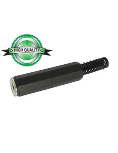 VROUWELIJKE 6.35mm STEREO JACK MET PLASTIC HULS -...